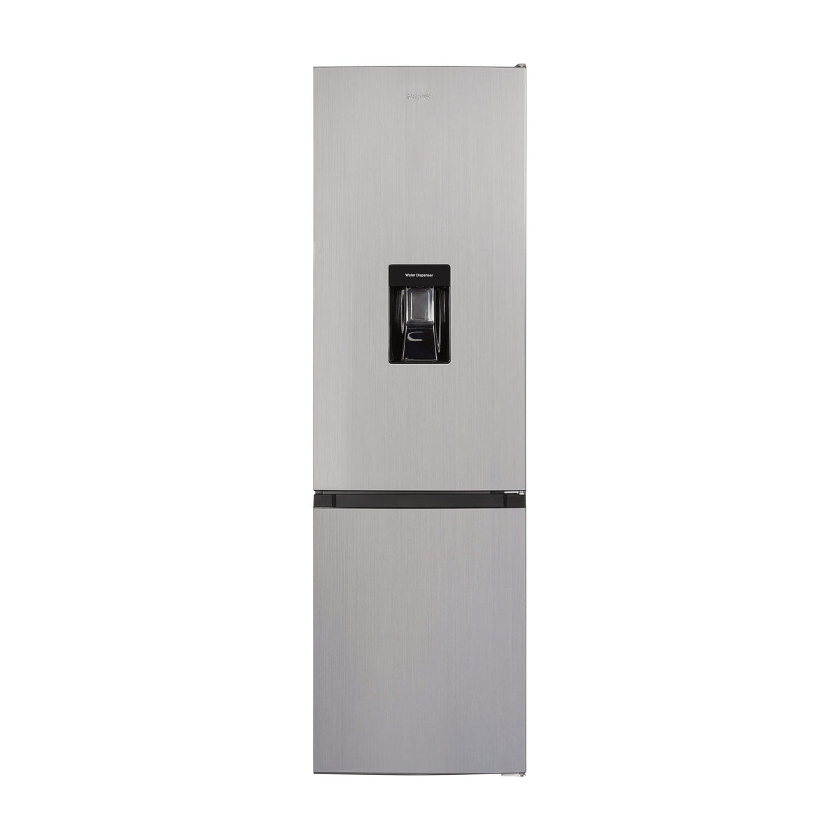 Frigorífico combi Exquisit KGC265-70-WS-040D inoxlook, 260 l, dispensador de agua