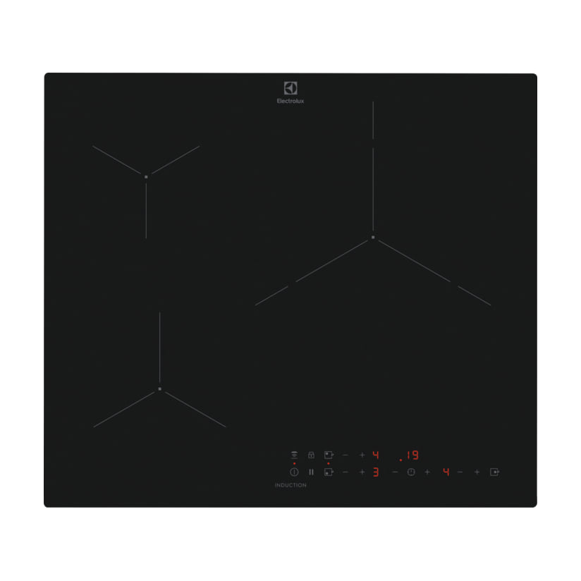 Placa de inducción Electrolux EIT61336CT de 3 zonas con SaphirMatt SE