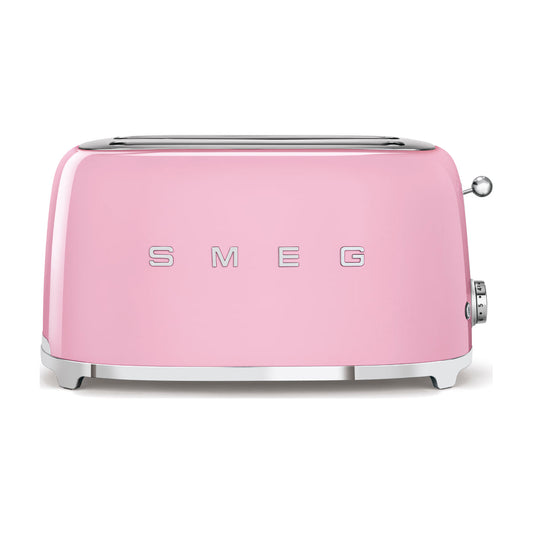 Tostadora Smeg TSF02PKEU rosa, 4 rebanadas y 1500 W