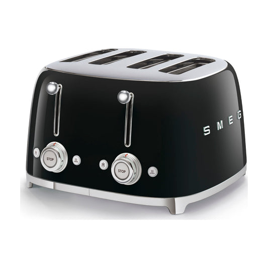 Tostadora Smeg TSF03BLEU de 4 ranuras, 2000 W